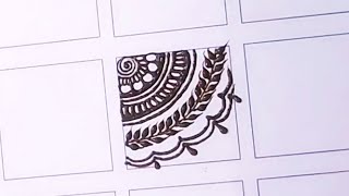 Simple Mehendi Design for Beginners  2k24 New Collection  Short Mehendi Design  ☘️😌 [upl. by Groark]