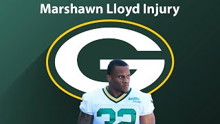 Green Bay Packers Marshawn Lloyd Suffers 2nd Injury [upl. by Pathe]