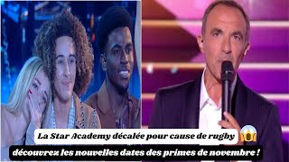 La Star Academy décalée  découvrez les nouvelles dates des primes de novembre [upl. by Hplodnar]