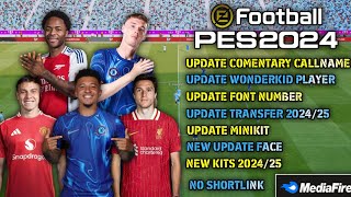 eFootball PES 2025 PPSSPP New Update Face amp Update Kits amp Transfers 202425 [upl. by Goodyear]