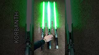 3 Cal Kestis Sabers in Green [upl. by Shir124]