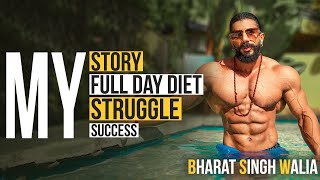 EP  200 Bharat singh walia  Story  Full Day Diet  Meal  Struggle  Success  Fitness [upl. by Stiegler]