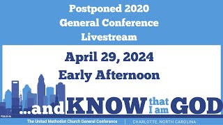 Early Afternoon Plenary April 29  General Conference 2020 [upl. by Ayhtak]