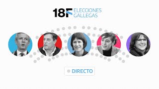 🔵 ELECCIONES GALICIA  Debate electoral en TVG [upl. by Glynnis]