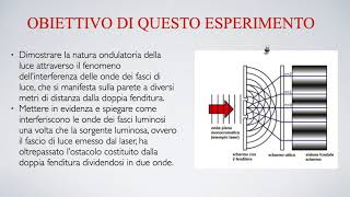 Lesperimento della quotDoppia fenditura di Thomas Youngquot [upl. by Ellynn]