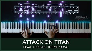 Attack on Titan Final Theme  quotTo You 2000 or 20000 Years From Nowquot Piano Cover [upl. by Flavius]