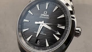 Omega Seamaster Aqua Terra 150M 22012412101001 Omega Watch Review [upl. by Nuahsyar]