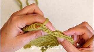 How to knit edge stitches in stockinette stitch [upl. by Handbook]