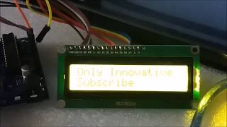 Arduino uno and LCD interfacing without potentiometer  Arduino code [upl. by Eladal]