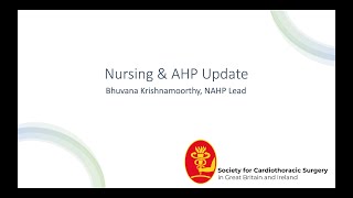 SCTS Board of Representatives BORS Annual Meeting  Nursing amp AHP Update [upl. by Battiste614]