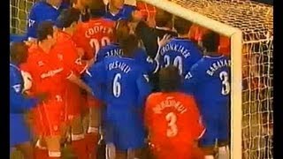 Chelsea v Middlesbrough 200203 CUP R3 WINDASS CLATTERS CUDICINI CUDICINI SENT OFF [upl. by Salhcin982]