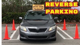 Driving lessonHow to Park in ReverseLearning to DriveCar [upl. by Arlana]