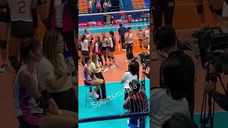 Deanna Wong supporting Ivy Lacsina volleyballers volleyballteam volleyballforever [upl. by Anawek168]