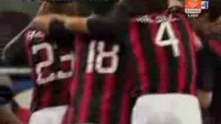 RONALDINHO GOAL  DERBY 2008 MILAN INTER 10 [upl. by Ludovick]