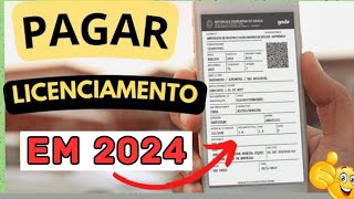 COMO GERAR O BOLETO DE LICENCIAMENTO DO SEU VEÍCULO EM 2024 [upl. by Asyar]